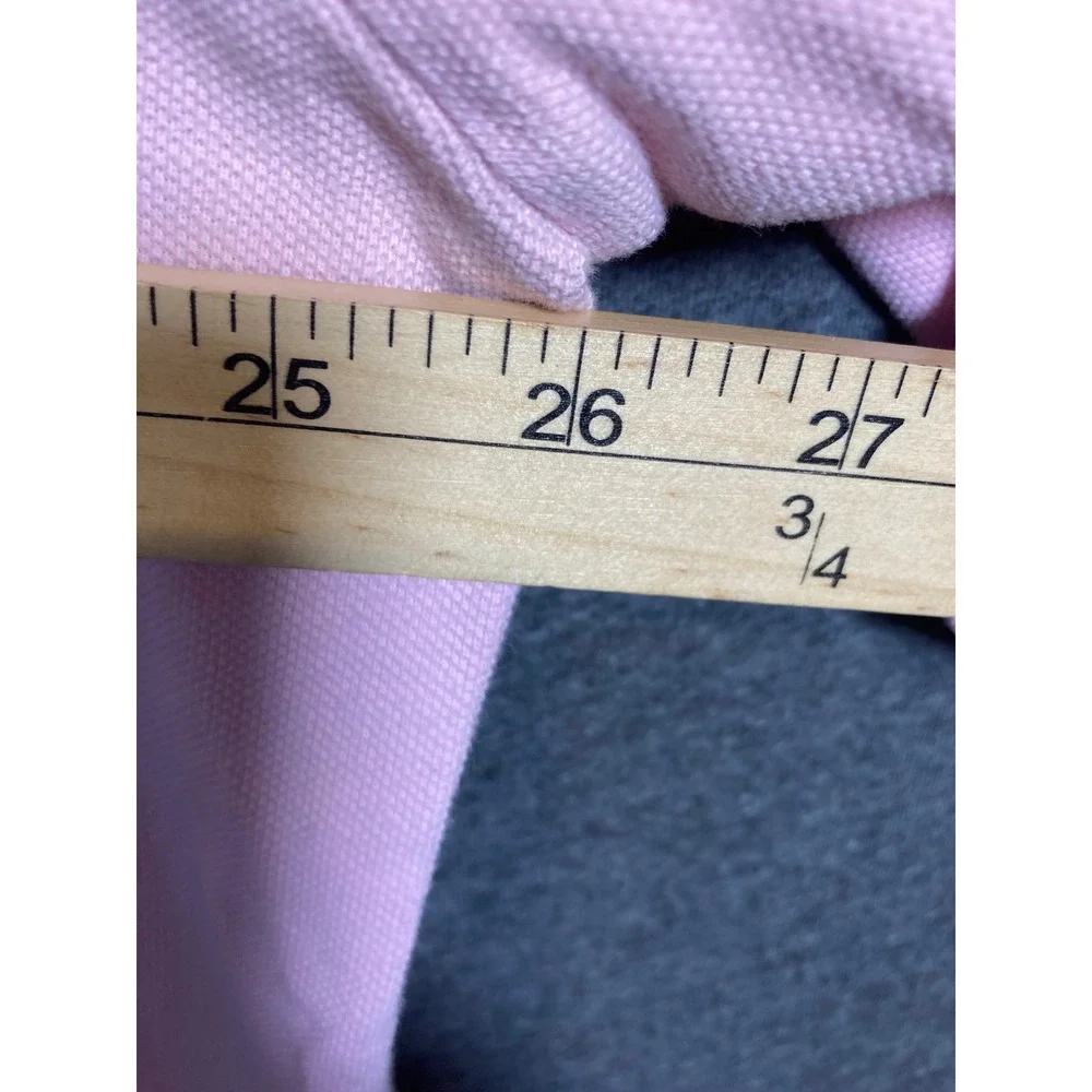 Polo Ralph Lauren Mens 2XLT Tall Pink Short Sleeve Pique Cotton Polo Shirt Logo